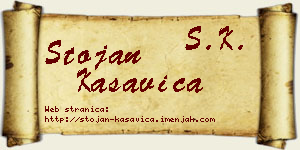 Stojan Kasavica vizit kartica